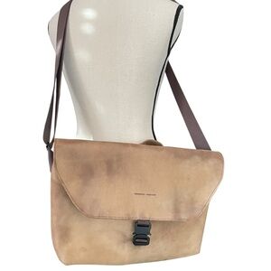 Waterfield Cycling Vitesse Musette Leather Messenger Bag with Cycling Strap